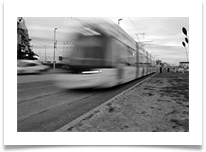 (Blackpool) Tram B and W - Martin Ellison